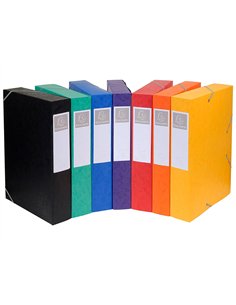 BOÎTE CLASSEMENT EXACOMPTA NATURE FUTURE CARTE LUSTRÉE 7/10E A4+ 240X320MM DOS 60MM 600G COLORIS ASSORTIS 10 UNITÉS 2