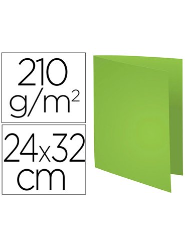 CHEMISE EXACOMPTA ROCK'S CARTE 210G A4 24X32CM COLORIS VERT EMPIRE PAQUET 100 UNITÉS