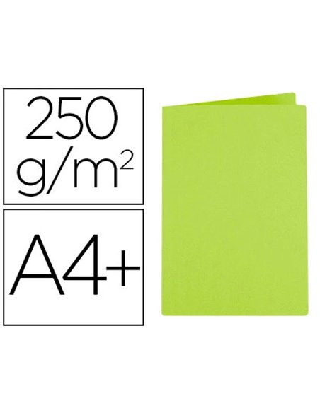 CHEMISE EXACOMPTA SUPER CARTE 240X320MM 210G COLORIS VERT CLAIR PACK 100 UNITÉS