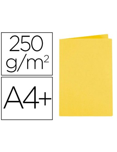 CHEMISE EXACOMPTA SUPER CARTE 240X320MM 210G COLORIS JAUNE PACK 100 UNITÉS