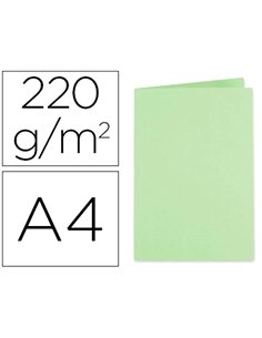 CHEMISE EXACOMPTA FOREVER CARTE RECYCLÉE 220G A4 24X32CM COLORIS VERT PRÉ PAQUET 100 UNITÉS