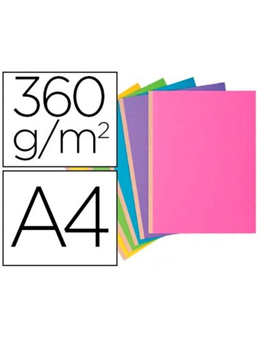 CHEMISE EXACOMPTA ROCK DOS TOILÉ 240X320MM 320G SOUFFLET COLORIS ASSORTIS LOT 10 UNITÉS