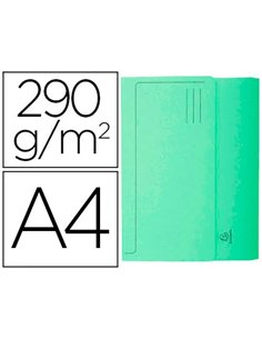 CHEMISE EXACOMPTA FOREVER CARTE RECYCLÉE POCHETTE 240X320MM 290G COLORIS VERT LOT 50 UNITÉS