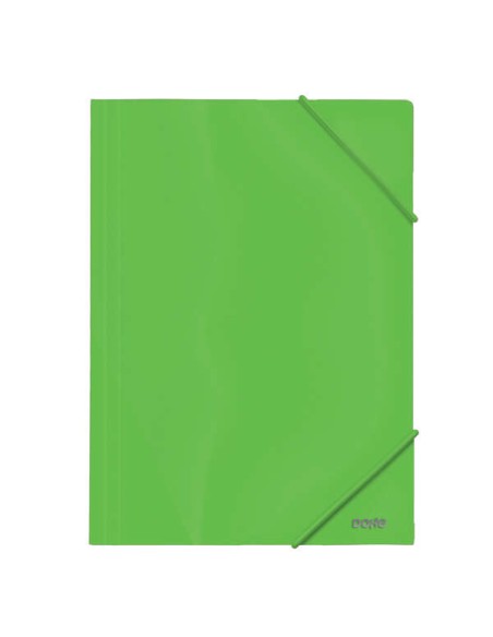 Chemise en caoutchouc Dohe à trois rabats - 600 microns - En polypropylène cristal opaque - Fermeture ronde en caoutchouc