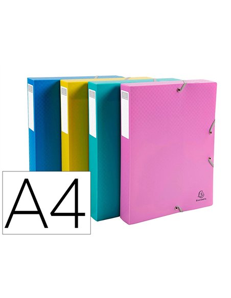 BOITE DE CLASSEMENT EXACOMPTA FOREVER YOUNG A4 POLYPROPYLENE DOS 40MM