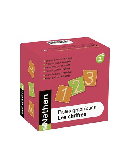 PISTE GRAPHIQUE LETTRES ET CHIFFRES NATHAN NOMBRES