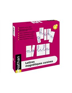 LETTRES MAGNETIQUES NATHAN CURSIVES
