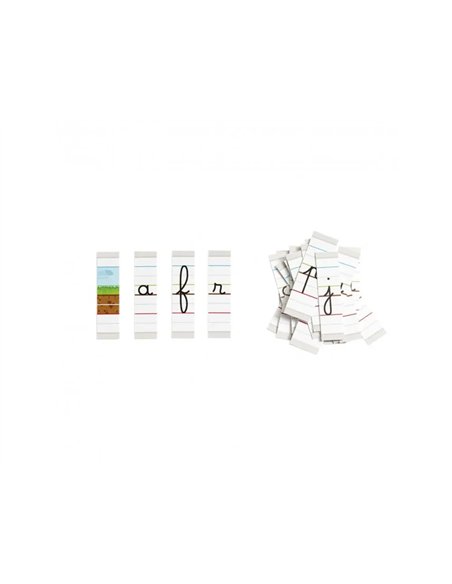 LETTRES CURSIVES LIGNEES MAGNETIQUES GRAND FORMAT  NATHAN