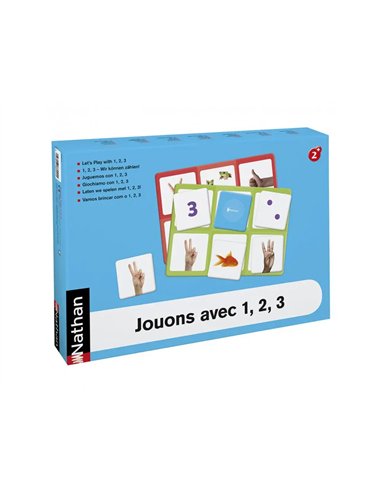 JEU JOUONS AVEC 1, 2, 3 NATHAN