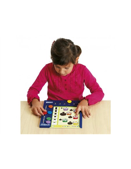 JEU AUTOCORRECTIF LOGICO PRIMO NATHAN LOT DE 4 SUPPORTS