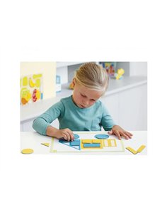 GEOCOLOR NATHAN RECONNAISSANCE DES FORMES GEOMETRIQUES 12 PLANCHES  ACTIVITES 40 JETONS 2