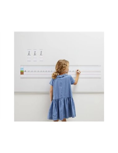 BANDE LIGNEE MAGNETIQUE GRAND FORMAT NATHAN LOT DE 2