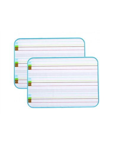 ARDOISES LIGNEES MAGNETIQUES NATHAN LOT DE 2