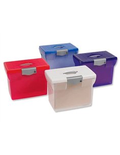 VALISETTE PIERRE HENRY POLYPROPYLENE 370X290X230MM 5 DOSSIER SUSPENDUS FOND V  POIGNEE ESCAMOTABLE - 2