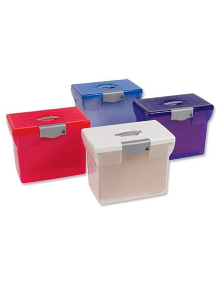 VALISETTE PIERRE HENRY POLYPROPYLENE 370X290X230MM 5 DOSSIER SUSPENDUS FOND V  POIGNEE ESCAMOTABLE -