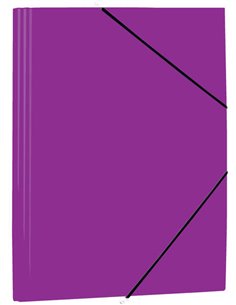 Chemise Mariola en polypropylène avec rabats 450 microns - Format Folio - Dimensions 34 x 25 cm - Fermeture par élastique - Coul