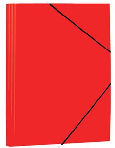 Chemise Mariola en polypropylène avec rabats de 450 microns - Format Folio - Dimensions 34 x 25 cm - Fermeture par élastique - C