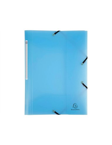 TRIEUR EXACOMPTA POLYPROPYLENE 3 RABATS  CHROMALINE PASTEL 6  COMPARTIMENTS