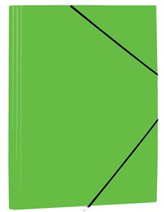 Chemise Mariola en polypropylène avec rabats de 450 microns - Format Folio - Dimensions 34 x 25 cm - Fermeture par élastique - C