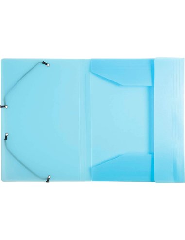 TRIEUR EXACOMPTA POLYPROPYLENE 3 RABATS  CHROMALINE PASTEL 6  COMPARTIMENTS