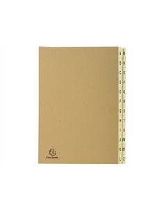 TRIEUR EXACOMPTA FOREVER KRAFT A-Z 24 COMPARTIMENTS  COLORIS BRUN