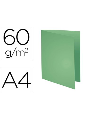 SOUS-CHEMISE EXACOMPTA SUPER 220X310MM 60G COLORIS VERT CLAIR PACK 250 UNITÉS