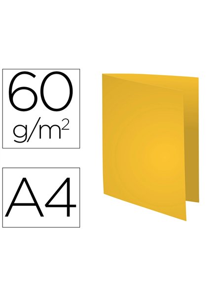 SOUS-CHEMISE EXACOMPTA SUPER 220X310MM 60G COLORIS JAUNE PACK 250 UNITÉS