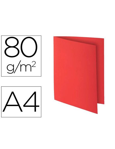 SOUS-CHEMISE EXACOMPTA ROCK'S 220X310MM 80G COLORIS ROUGE PACK 100 UNITÉS