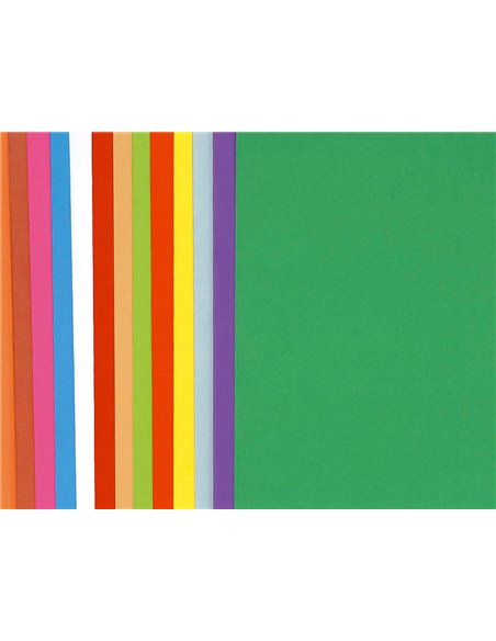SOUS-CHEMISE EXACOMPTA ROCK'S 220X310MM 80G COLORIS ASSORTIS PACK 100 UNITÉS