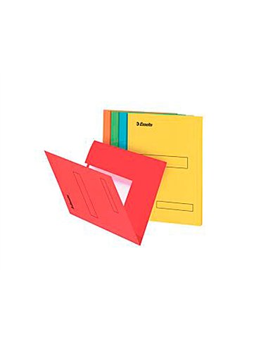 SOUS-CHEMISE ESSELTE CARTON KRAFT 160G 230X310MM A4 2 RABATS COLORIS ASSORTIS