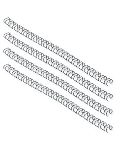 RELIURE MÉTALLIQUE FELLOWES RELIEUR PAS 3:1 34 BOUCLES A4 1/2 IN DIAMÈTRE 12.7MM COLORIS NOIR BOÎTE 100 UNITÉS