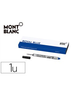 RECHARGE ROLLER CARPENTRAS TYPE MONT BLANC  BLEU.  BLISTER DE 2