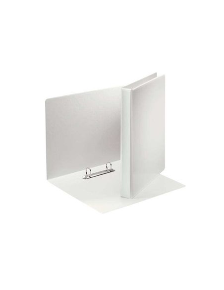 Chemise Kangourou Esselte Basic 40 mm - Mécanisme 2 anneaux mixtes - Capacité 380 feuilles A4 - Certifiée FSC - Blanc