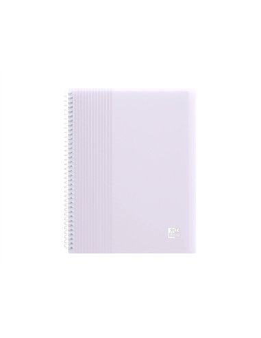 PROTEGE-DOCUMENTS OXFORD SPIRAL A5 40 POCHETTES 80 VUES PP COLORIS ASSORTIS  PASTEL OPAQUE LOT 15 UNITES