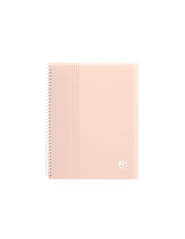 PROTEGE-DOCUMENTS OXFORD SPIRAL A5 40 POCHETTES 80 VUES PP COLORIS ASSORTIS  PASTEL OPAQUE LOT 15 UNITES