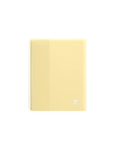 PROTEGE-DOCUMENTS OXFORD SPIRAL A5 40 POCHETTES 80 VUES PP COLORIS ASSORTIS  PASTEL OPAQUE LOT 15 UNITES