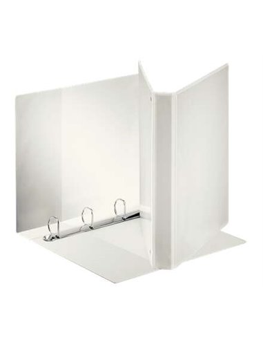 Classeur Esselte Kangaroo Plus A4 4 anneaux 25 mm - Capacité : 230 feuilles A4 (80 g/m²) - Blanc