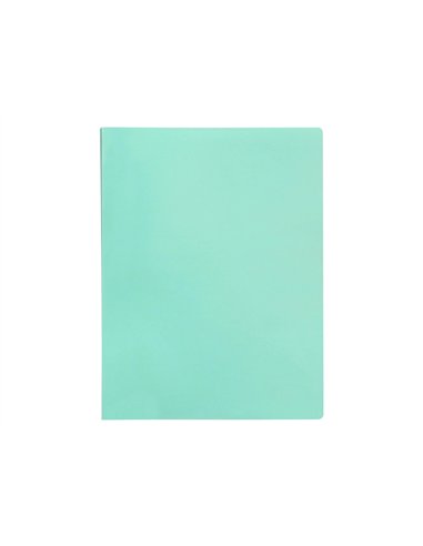 PROTEGE-DOCUMENTS LIDERPAPEL POLYPROPYLENE COUVERTURE  FLEXIBLE 80 POCHETTES FIXES A4 220X297MM VERT POMME