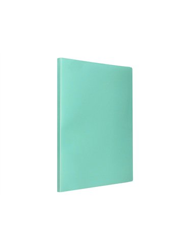 PROTEGE-DOCUMENTS LIDERPAPEL POLYPROPYLENE COUVERTURE  FLEXIBLE 60 POCHETTES FIXES A4 220X297MM VERT POMME