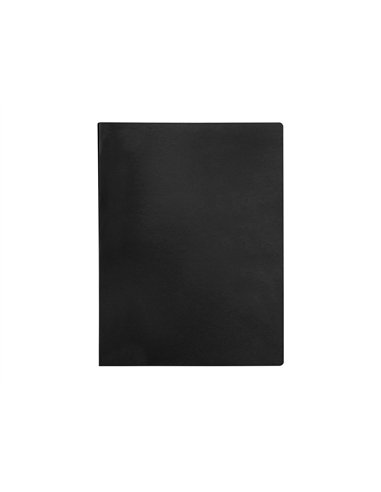 PROTEGE-DOCUMENTS LIDERPAPEL POLYPROPYLENE COUVERTURE  FLEXIBLE 40 POCHETTES FIXES A3 COLORIS NOIR OPAQUE