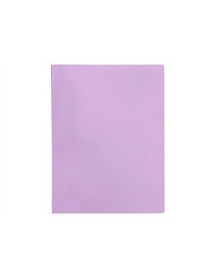 PROTEGE-DOCUMENTS LIDERPAPEL POLYPROPYLENE COUVERTURE  FLEXIBLE 30 POCHETTES FIXES A4 220X297MM LAVANDE OPAQUE 2