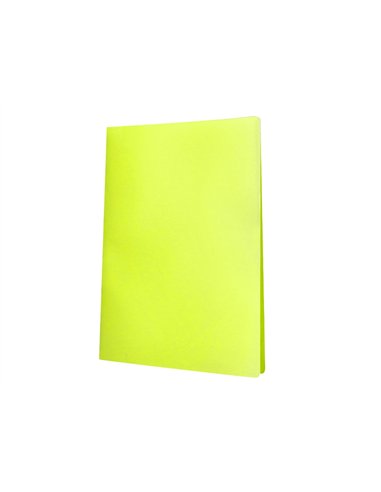 PROTEGE-DOCUMENTS LIDERPAPEL POLYPROPYLENE COUVERTURE  FLEXIBLE 20 POCHETTES FIXES A4 210X297MM JAUNE FLUO