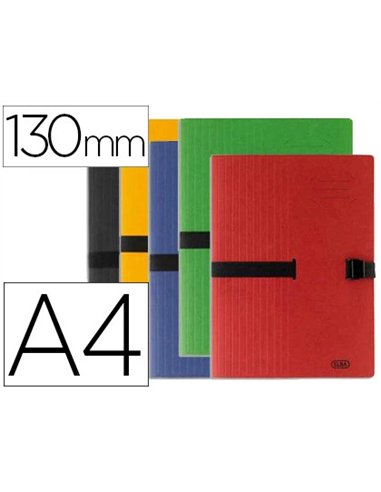 CHEMISE OXFORD CLIP'N GO CARTE DOCUMENTS A4 EXTENSIBLE 130MM FERMETURE CLIP COLORIS ASSORTIS