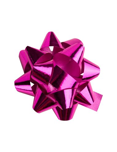 ÉTOILE ADHÉSIVE LIDERPAPEL FANTAISIE FORMAT MOYEN LARGEUR ÉTOILE 5.5CM COLORIS MÉTALLISÉ
