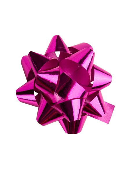 ÉTOILE ADHÉSIVE LIDERPAPEL FANTAISIE FORMAT MOYEN LARGEUR ÉTOILE 5.5CM COLORIS MÉTALLISÉ