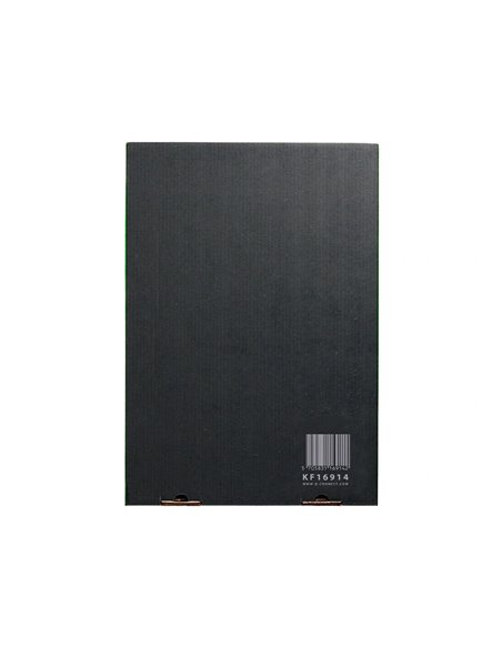 POCHETTE Q-CONNECT POLYPROPYLENE GRAINE PERFOREE FOLIO 80 MC SACHET 10 UNITES