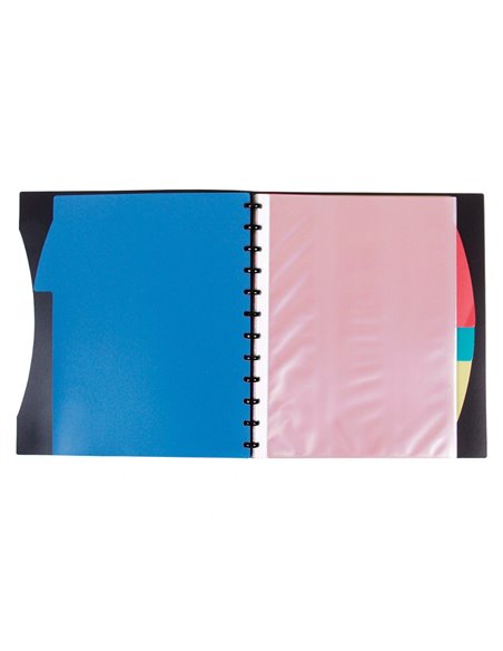 POCHETTE LIDERPAPEL POLYPROPYLÈNE RECHARGE PROTÈGE-DOCUMENTS A4 210X297MM 70 MICRONS LOT 10 UNITÉS