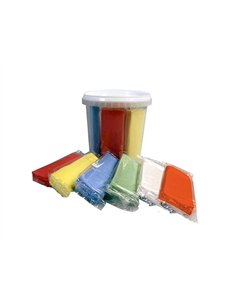 PÂTE À CRAIE PÉBÉO 110G COLORIS ASSORTIS LOT DE 10 PAINS 2