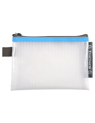POCHETTE ZIP EXACOMPTA EVA A6 COLORIS ASSORTIS