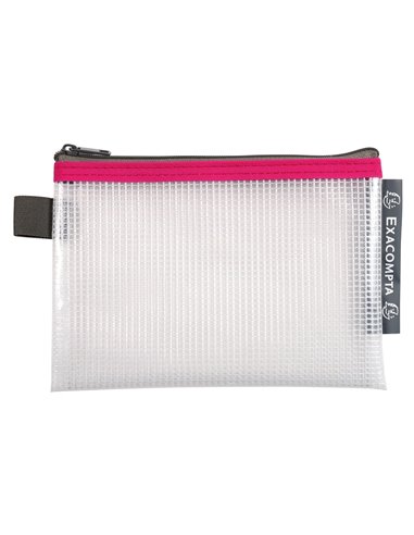 POCHETTE ZIP EXACOMPTA EVA A6 COLORIS ASSORTIS